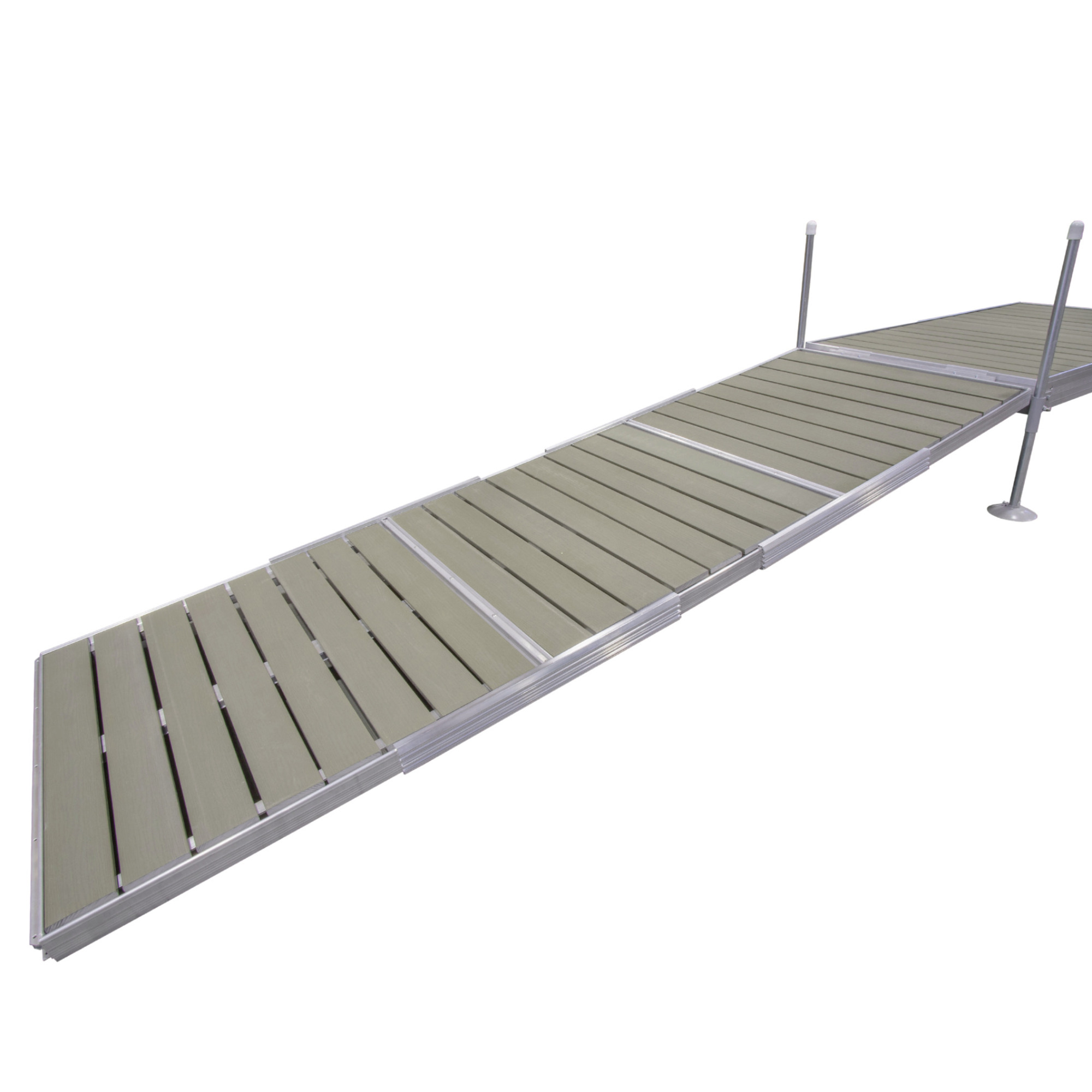 Tommy Docks, 12ft. TD Gray Composite Gangway, Length 65 in, Width 30 in, Model# TDGWCG-30532